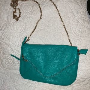 Teal purse